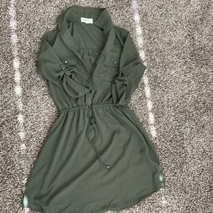 Beautiful army green dress